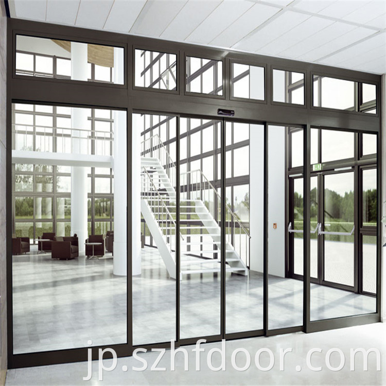 Induction glass door